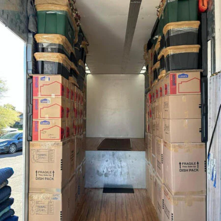 Movers trailer in california